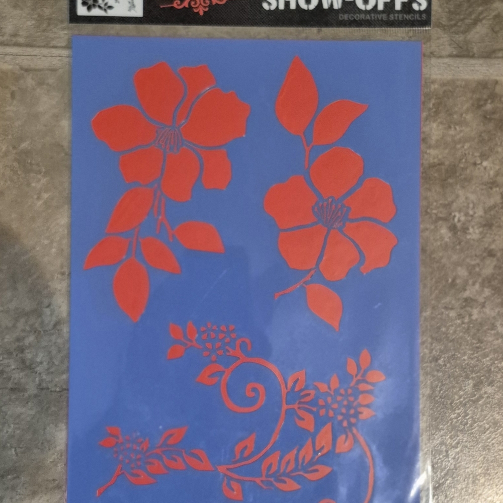 Lot of 18 Show-Offs Stencils – Letters, Floral, Words, DIY Craft Decor - Picture 3 of 10